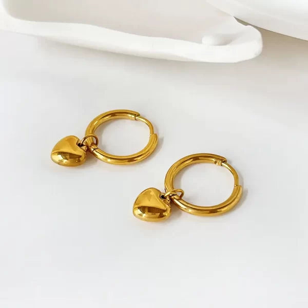 ES-230 – 18k Gold Plated Stainless Steel Tarnish Free Waterproof Female Jewellery