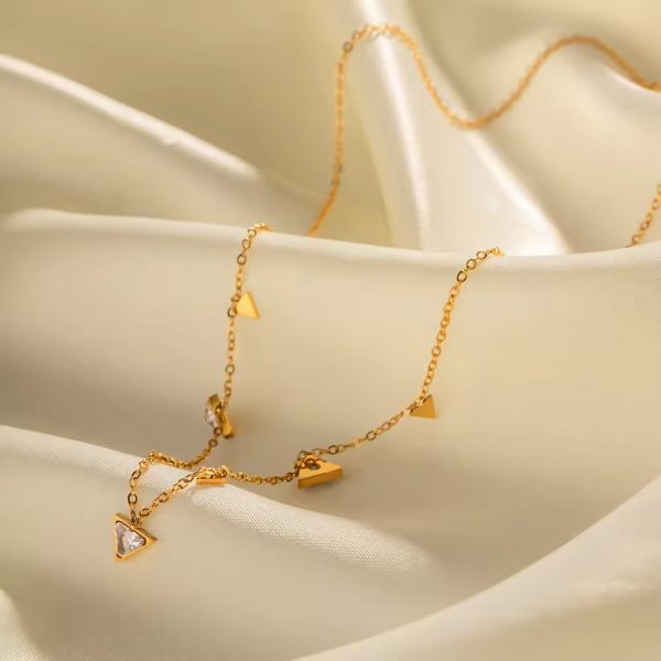 C-259 – 18k Gold Plated Stainless Steel Tarnish Free Waterproof Female Jewellery