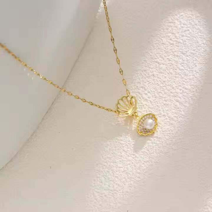 C-299 – 18k Gold Plated Stainless Steel Tarnish Free Waterproof Female Jewellery