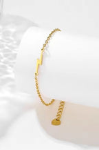 B-76 – 18k Gold Plated Stainless Steel Tarnish Free Waterproof Female Jewellery