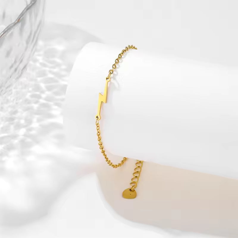 B-76 – 18k Gold Plated Stainless Steel Tarnish Free Waterproof Female Jewellery