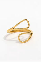 R-131 – 18k Gold Plated Stainless Steel Tarnish Free Waterproof Female Jewellery