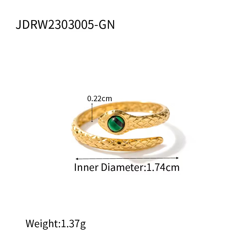 R-119 – 18k Gold Plated Stainless Steel Tarnish Free Waterproof Female Jewellery