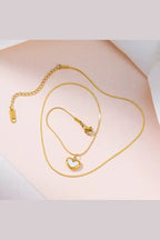 C-292 – 18k Gold Plated Stainless Steel Tarnish Free Waterproof Female Jewellery