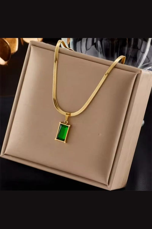 JS-14 – 18k Gold Plated Stainless Steel Tarnish Free Waterproof Female Jewellery