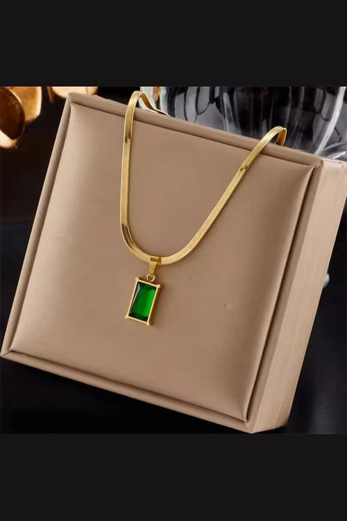 JS-14 – 18k Gold Plated Stainless Steel Tarnish Free Waterproof Female Jewellery