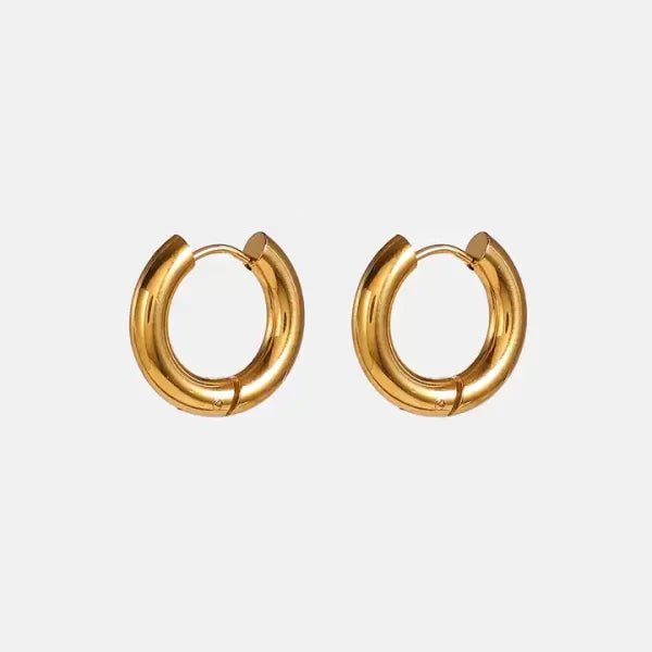 ES-255 – 18k Gold Plated Stainless Steel Tarnish Free Waterproof Female Jewellery