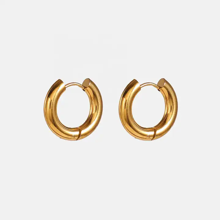 ES-255 – 18k Gold Plated Stainless Steel Tarnish Free Waterproof Female Jewellery