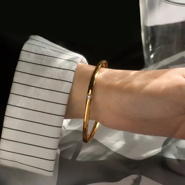 B-50 – 18k Gold Plated Stainless Steel Tarnish Free Waterproof Female Jewellery