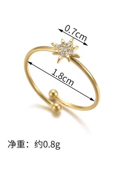 R-122 – 18k Gold Plated Stainless Steel Tarnish Free Waterproof Female Jewellery