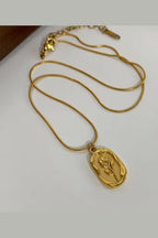 C-272 – 18k Gold Plated Stainless Steel Tarnish Free Waterproof Female Jewellery