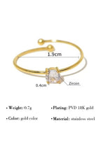 R-126 – 18k Gold Plated Stainless Steel Tarnish Free Waterproof Female Jewellery