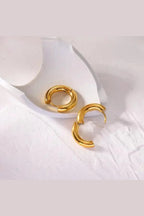 ES-255 – 18k Gold Plated Stainless Steel Tarnish Free Waterproof Female Jewellery
