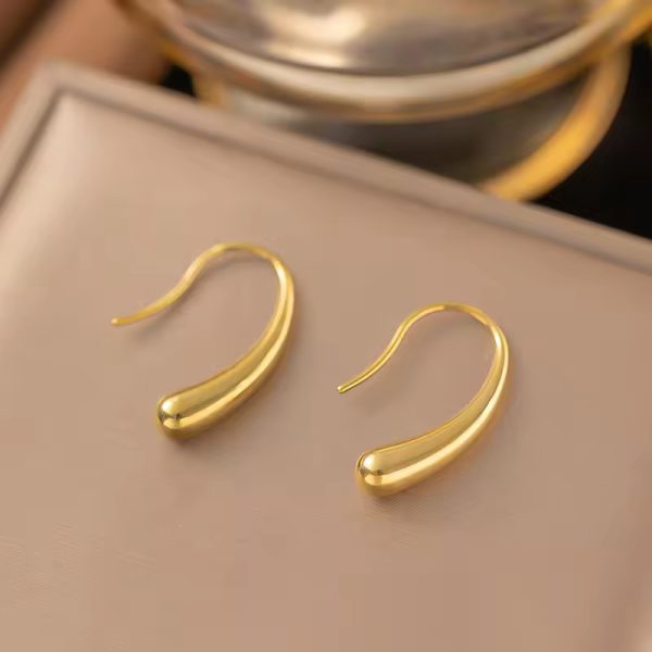 ES-275 -18k Gold Plated Stainless Steel Tarnish Free Waterproof Female Jewellery