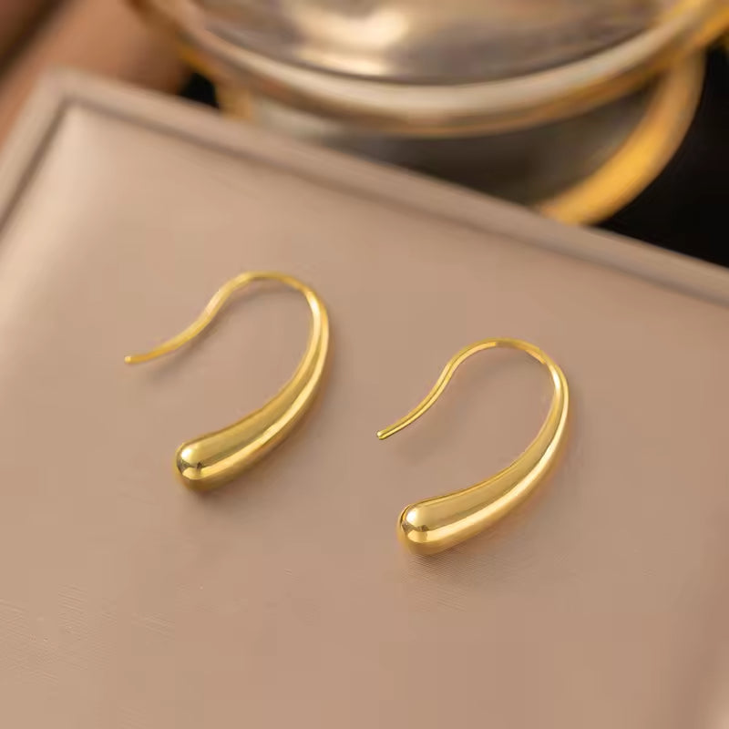 ES-275 -18k Gold Plated Stainless Steel Tarnish Free Waterproof Female Jewellery