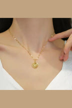 C-299 – 18k Gold Plated Stainless Steel Tarnish Free Waterproof Female Jewellery