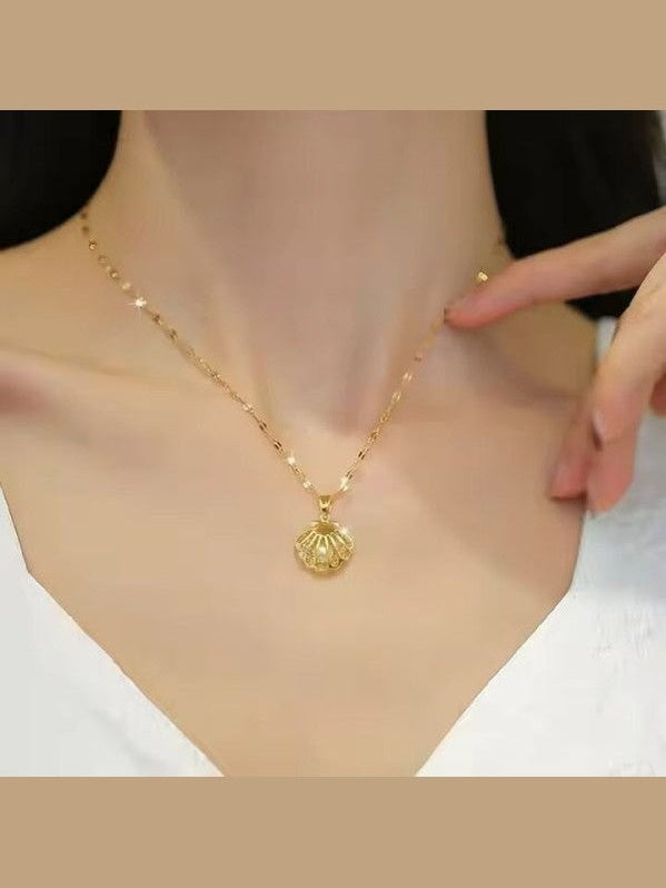 C-299 – 18k Gold Plated Stainless Steel Tarnish Free Waterproof Female Jewellery