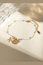 B-89 – 18k Gold Plated Stainless Steel Tarnish Free Waterproof Female Jewellery