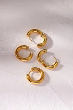 ES-255 – 18k Gold Plated Stainless Steel Tarnish Free Waterproof Female Jewellery