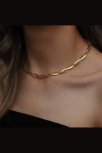 C-245 – 18k Gold Plated Stainless Steel Tarnish Free Waterproof Female Jewellery