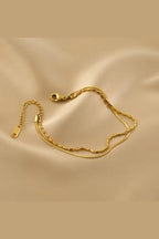 B-79 – 18k Gold Plated Stainless Steel Tarnish Free Waterproof Female Jewellery