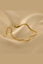 B-79 – 18k Gold Plated Stainless Steel Tarnish Free Waterproof Female Jewellery