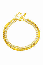 B-78 – 18k Gold Plated Stainless Steel Tarnish Free Waterproof Female Jewellery