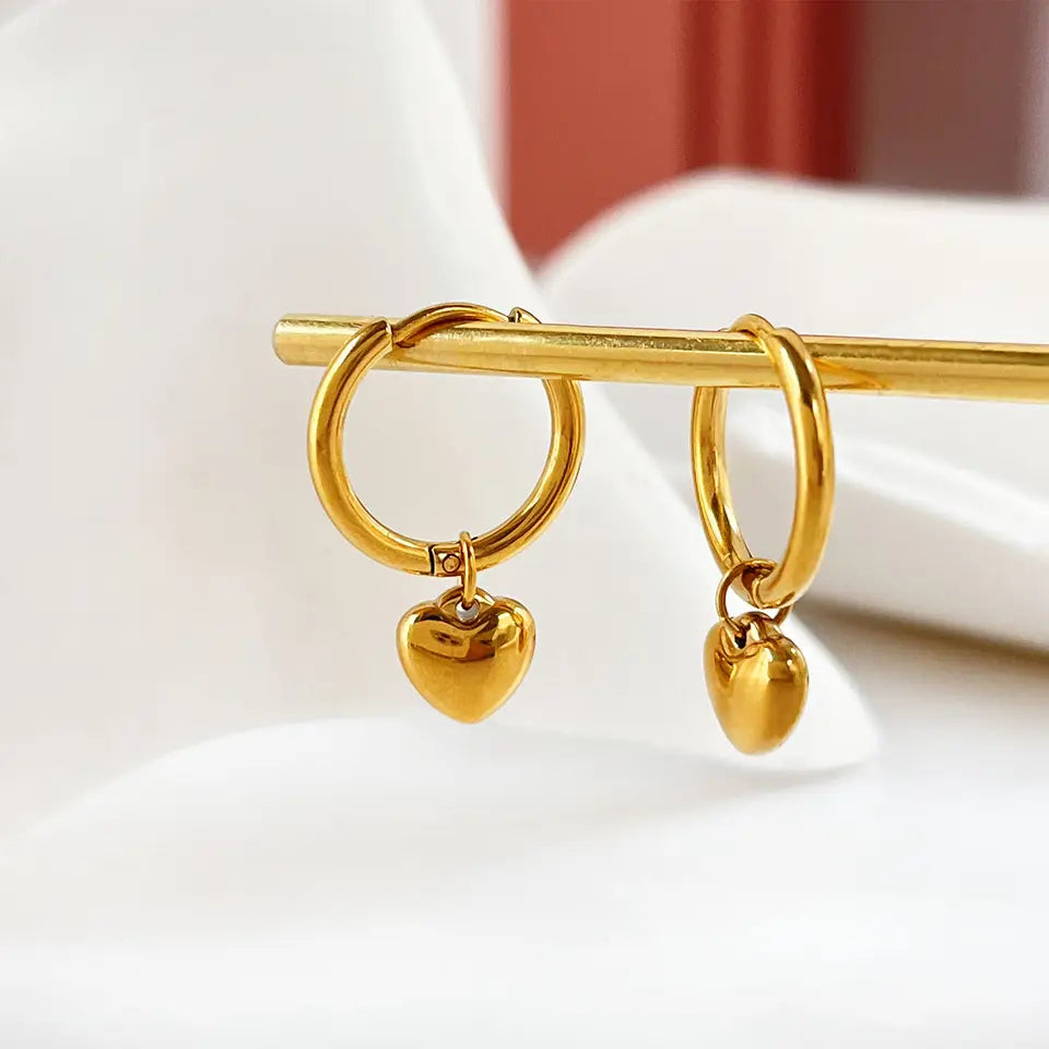 ES-230 – 18k Gold Plated Stainless Steel Tarnish Free Waterproof Female Jewellery