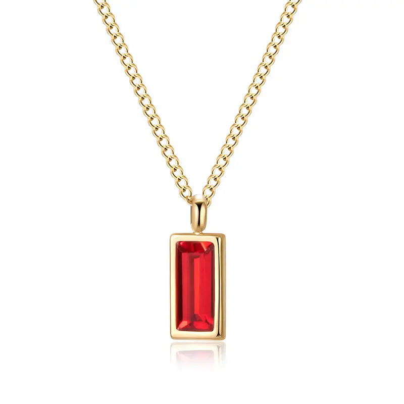 C-197 ONLY WHITE AVAILABLE 18k Gold Plated Stainless Steel Tarnish Free Waterproof Female Necklace