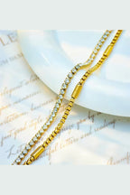 B-78 – 18k Gold Plated Stainless Steel Tarnish Free Waterproof Female Jewellery