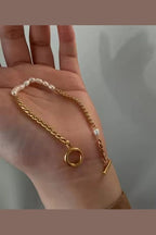 B-90 – 18k Gold Plated Stainless Steel Tarnish Free Waterproof Female Jewellery