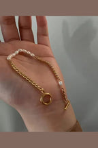 B-90 – 18k Gold Plated Stainless Steel Tarnish Free Waterproof Female Jewellery