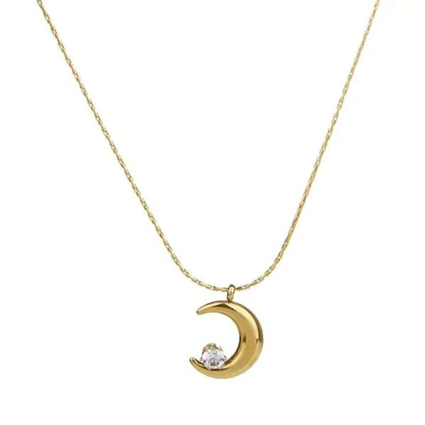 C-298 – 18k Gold Plated Stainless Steel Tarnish Free Waterproof Female Jewellery