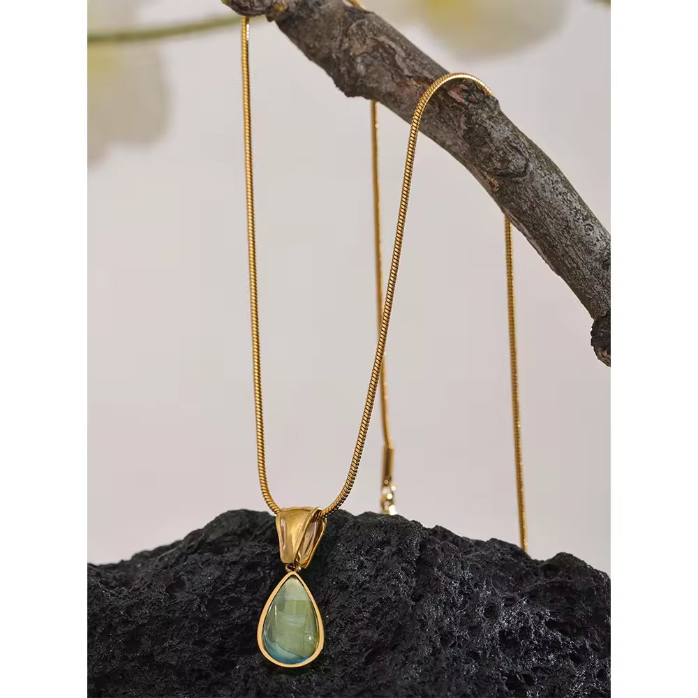 C-277 – 18k Gold Plated Stainless Steel Tarnish Free Waterproof Female Jewellery