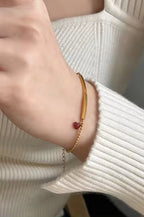 B-68 – 18k Gold Plated Stainless Steel Tarnish Free Waterproof Female Jewellery