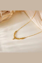 C-305– 18k Gold Plated Stainless Steel Tarnish Free Waterproof Female Jewellery