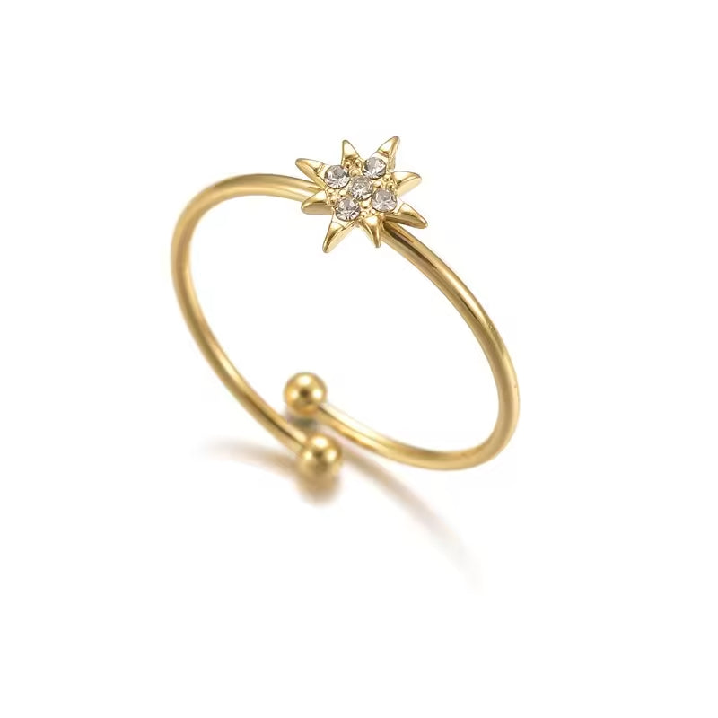 R-122 – 18k Gold Plated Stainless Steel Tarnish Free Waterproof Female Jewellery