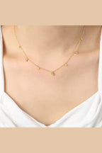 C-257 – 18k Gold Plated Stainless Steel Tarnish Free Waterproof Female Jewellery