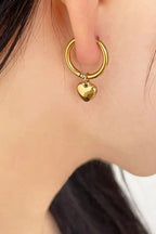 ES-230 – 18k Gold Plated Stainless Steel Tarnish Free Waterproof Female Jewellery