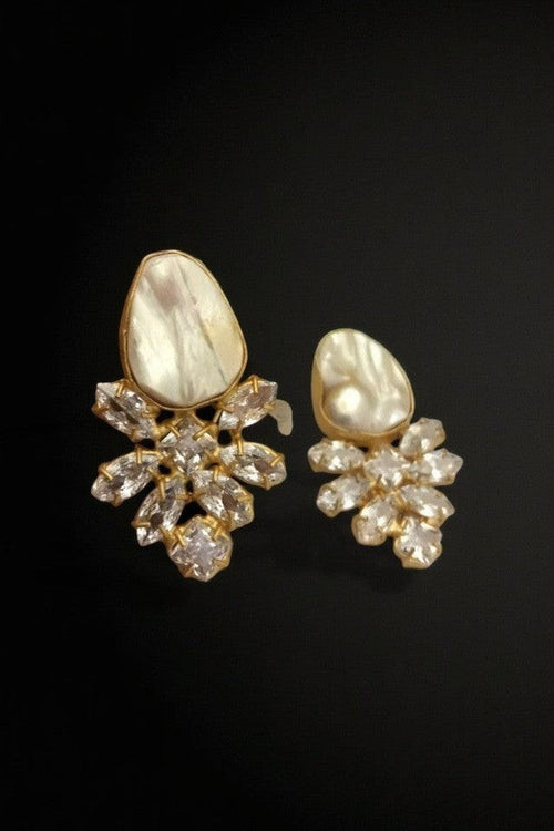 Hanshikha Real pearl Earrings