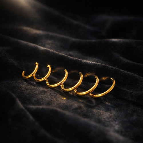 Harper-18k Gold Plated 316L Grade Stainless Steel PVD Coating (2.5 Microns) Waterproof Female Jewellery