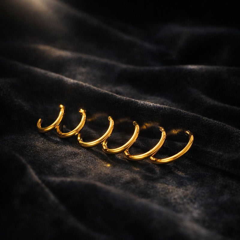 Harper-18k Gold Plated 316L Grade Stainless Steel PVD Coating (2.5 Microns) Waterproof Female Jewellery