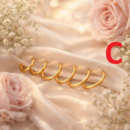 Harper-18k Gold Plated 316L Grade Stainless Steel PVD Coating (2.5 Microns) Waterproof Female Jewellery