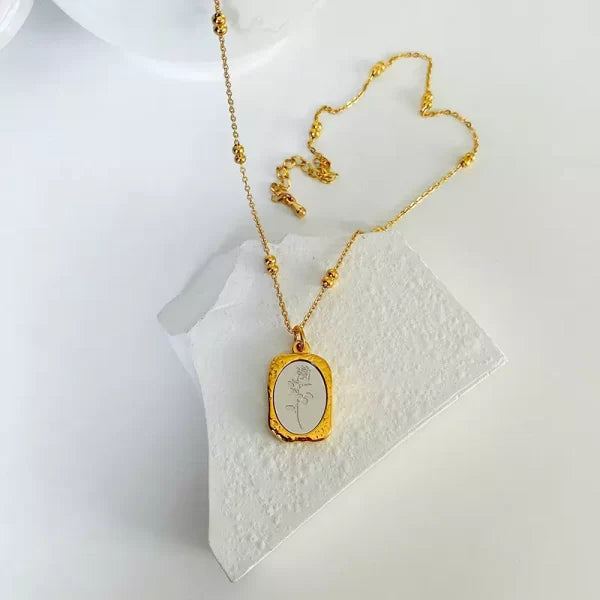 C-203 – 18k Gold Plated Stainless Steel Tarnish Free Waterproof Female Jewellery