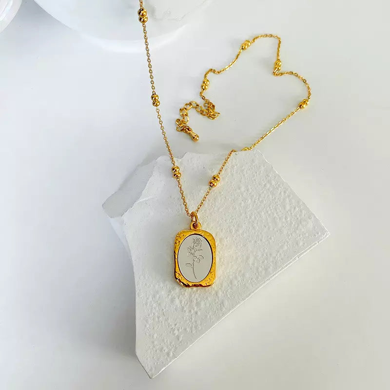 C-203 – 18k Gold Plated Stainless Steel Tarnish Free Waterproof Female Jewellery