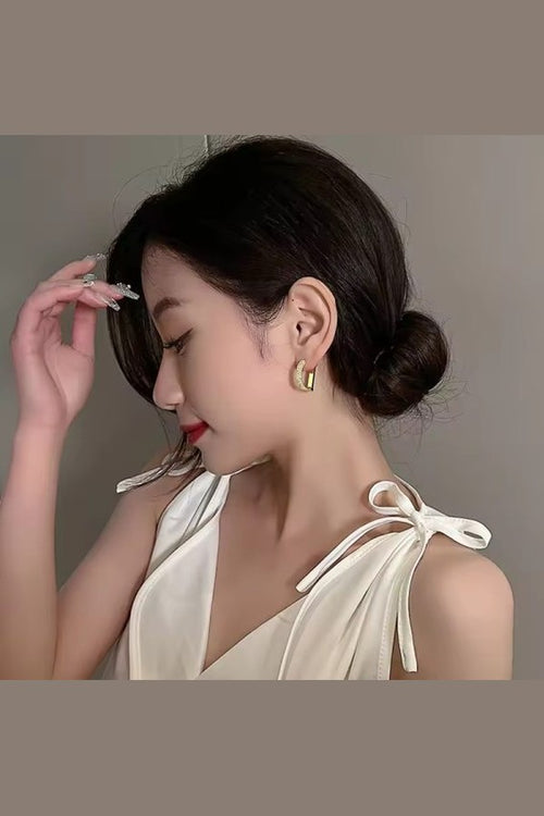 ES-271 – 18k Gold Plated Stainless Steel Tarnish Free Waterproof Female Jewellery