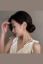 ES-271 – 18k Gold Plated Stainless Steel Tarnish Free Waterproof Female Jewellery