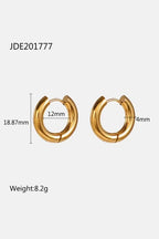 ES-255 – 18k Gold Plated Stainless Steel Tarnish Free Waterproof Female Jewellery