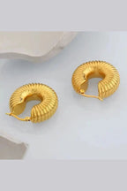 ES-252 – 18k Gold Plated Stainless Steel Tarnish Free Waterproof Female Jewellery