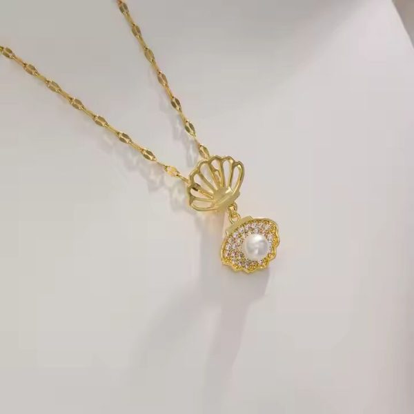 C-299 – 18k Gold Plated Stainless Steel Tarnish Free Waterproof Female Jewellery
